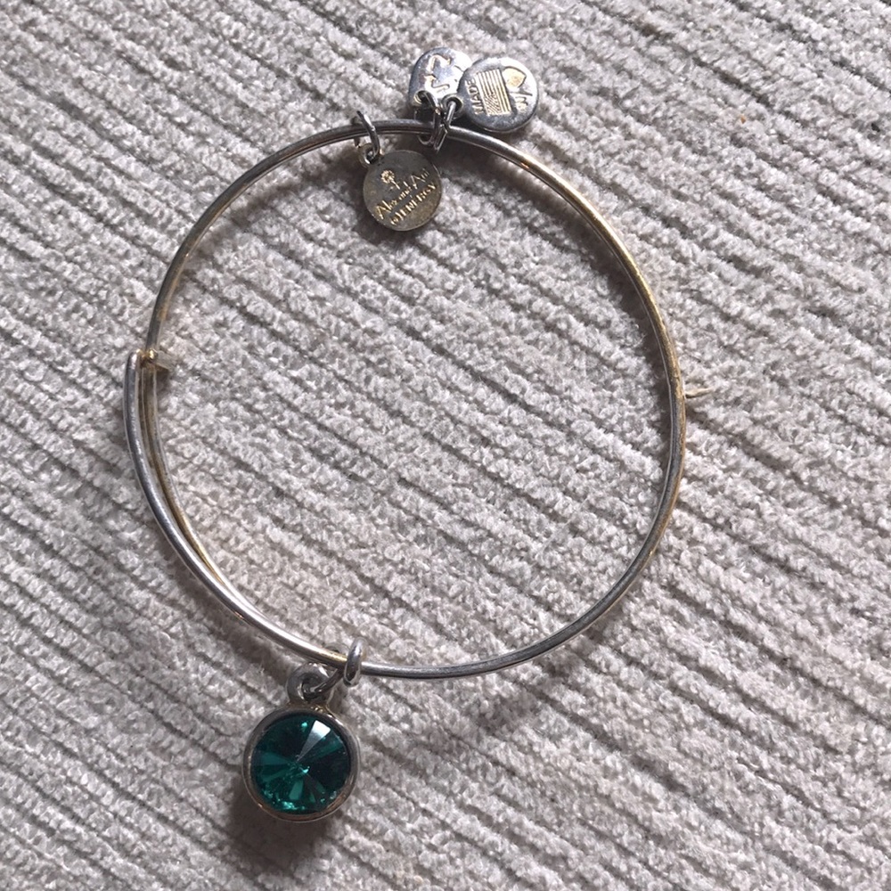 Alex and ani emerald bangle